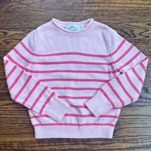 Vineyard Vines Pink Striped Crewneck Sweater